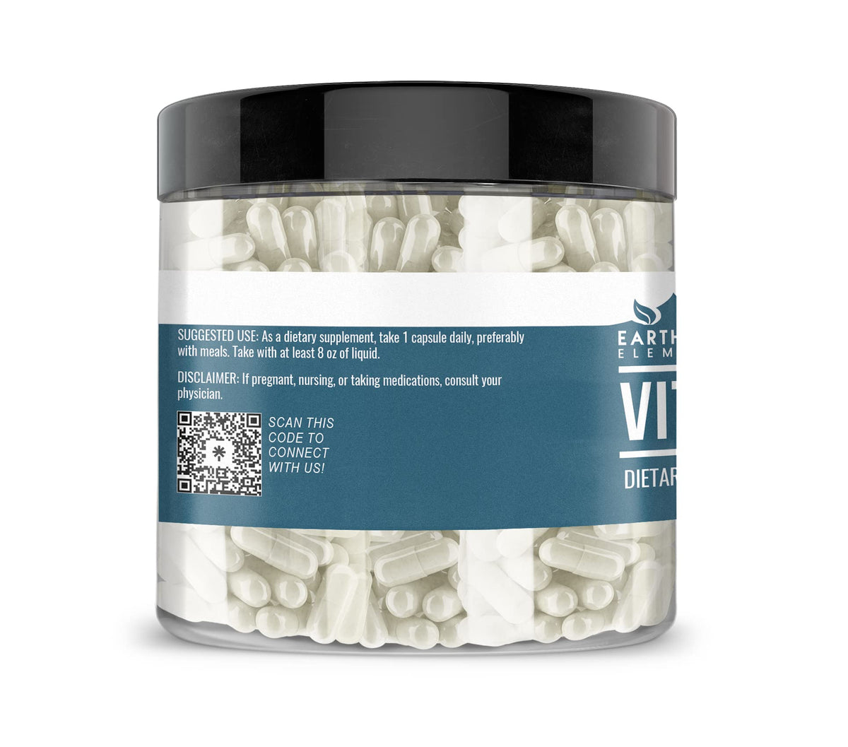 Gélules Earthborn Elements Vitamine B1 sur fond blanc