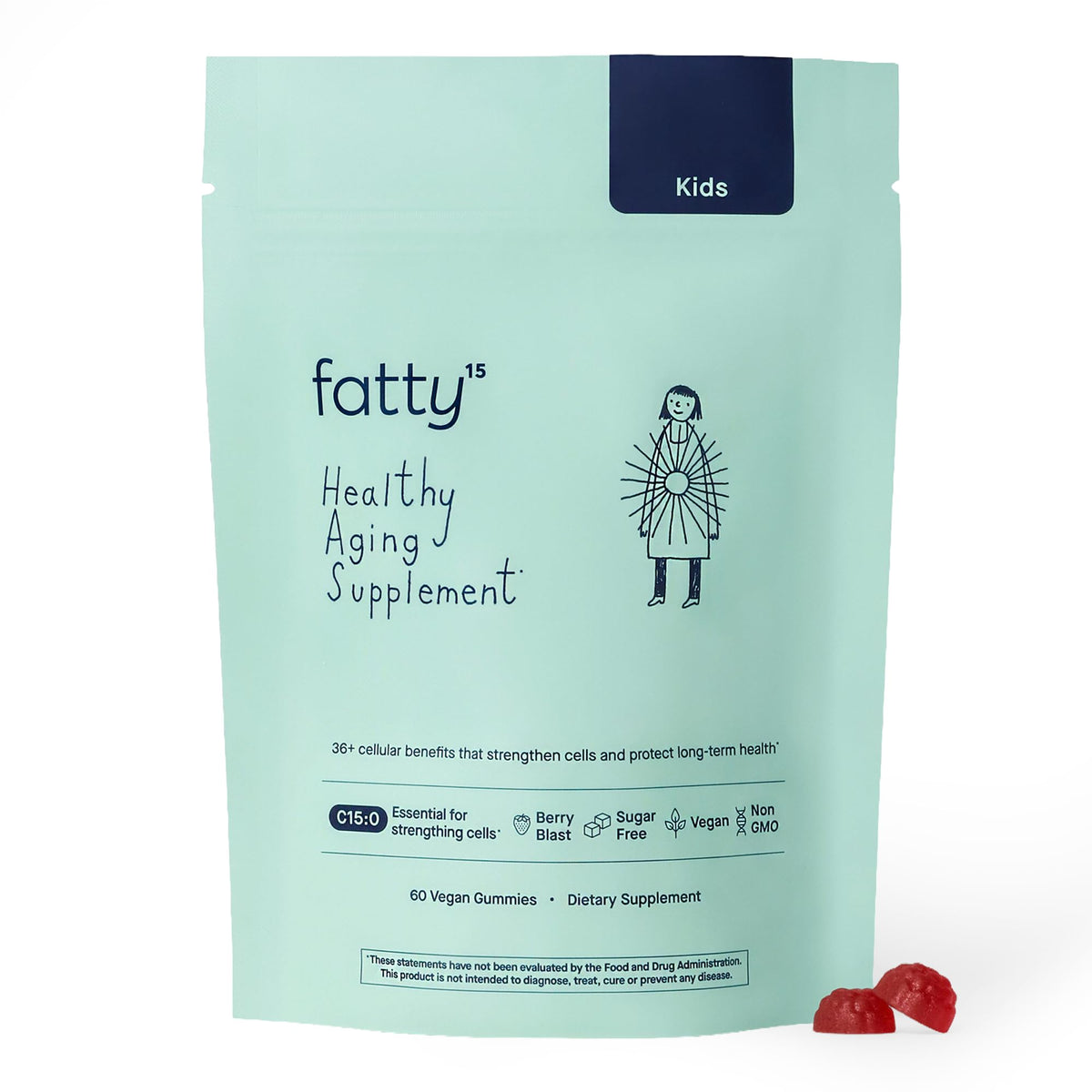 Gélules Fatty15 C15:0 Acide Pentadécanoïque - 60 gélules végétales