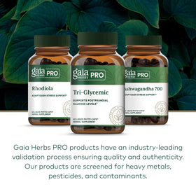 Gélules Gaia Herbs PRO Tri-Glycemic avec des herbes fraîches