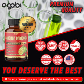 Gélules Garcinia Cambogia agobi sur fond naturel