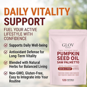 Gélules Glov Nutrition sur un fond blanc