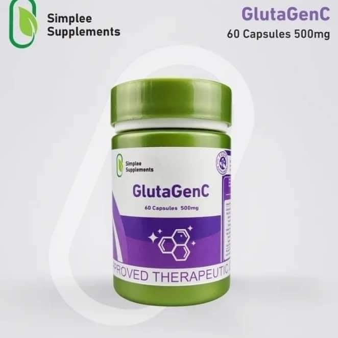 Gélules Gluta GenC Glutathione 60 unités avec emballage
