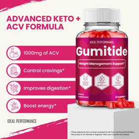 Gélules Gumitide Gummies sur une table