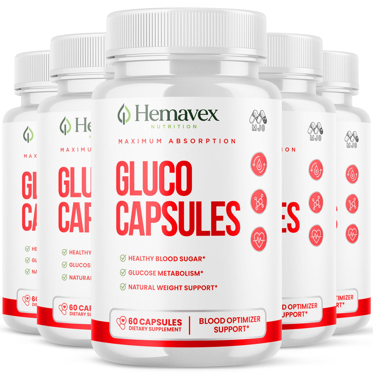 Gélules Hemavex MJO 300 gélules, emballage avant