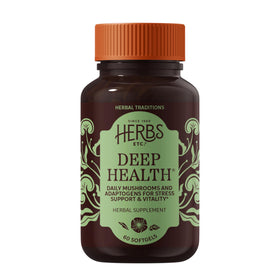 Gélules Herbs Etc. Deep Health vue de face avec emballage