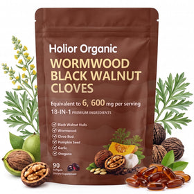 Gélules Holior Organic 18-en-1 en flacon de 90 gélules
