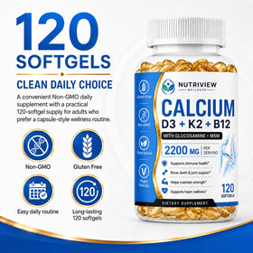 Gélules KBOWQ Nutriview dans une main