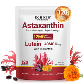 Gélules KZUO Astaxanthine et Lutéine 12MG 40MG dans un sachet