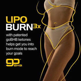 Gélules Lipo Burn BHB avec flacon et étiquette