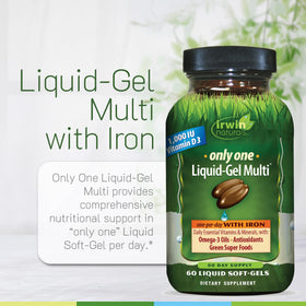 Gélules liquides Irwin Naturals avec vitamines et minéraux