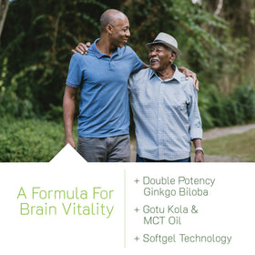 Gélules liquides Irwin Naturals Ginkgo Biloba Extra Fort en gros plan