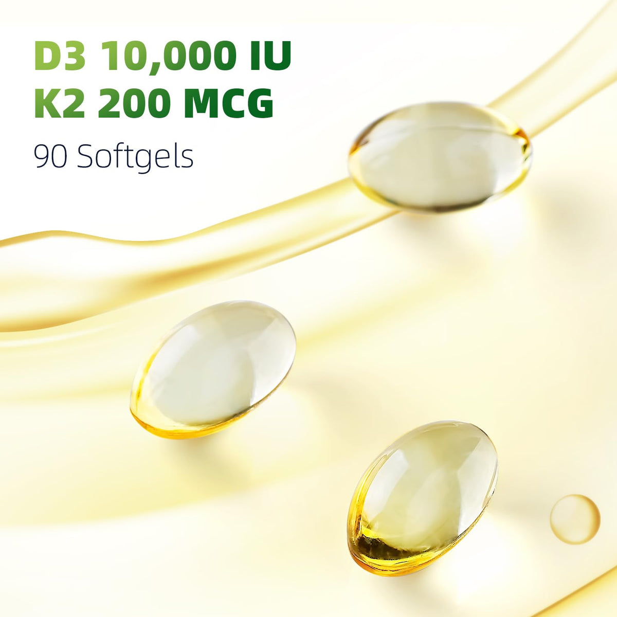 Gélules LIVEGIS D3 K2 sur une surface blanche