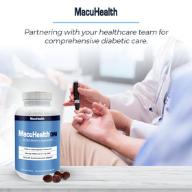 Gélules Macuhealth sur une surface claire