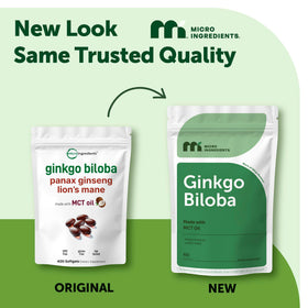 Gélules Micro Ingredients Ginkgo Biloba 120 mg avec MCT Oil
