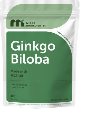 Gélules Micro Ingredients Ginkgo Biloba 120 mg en sachet