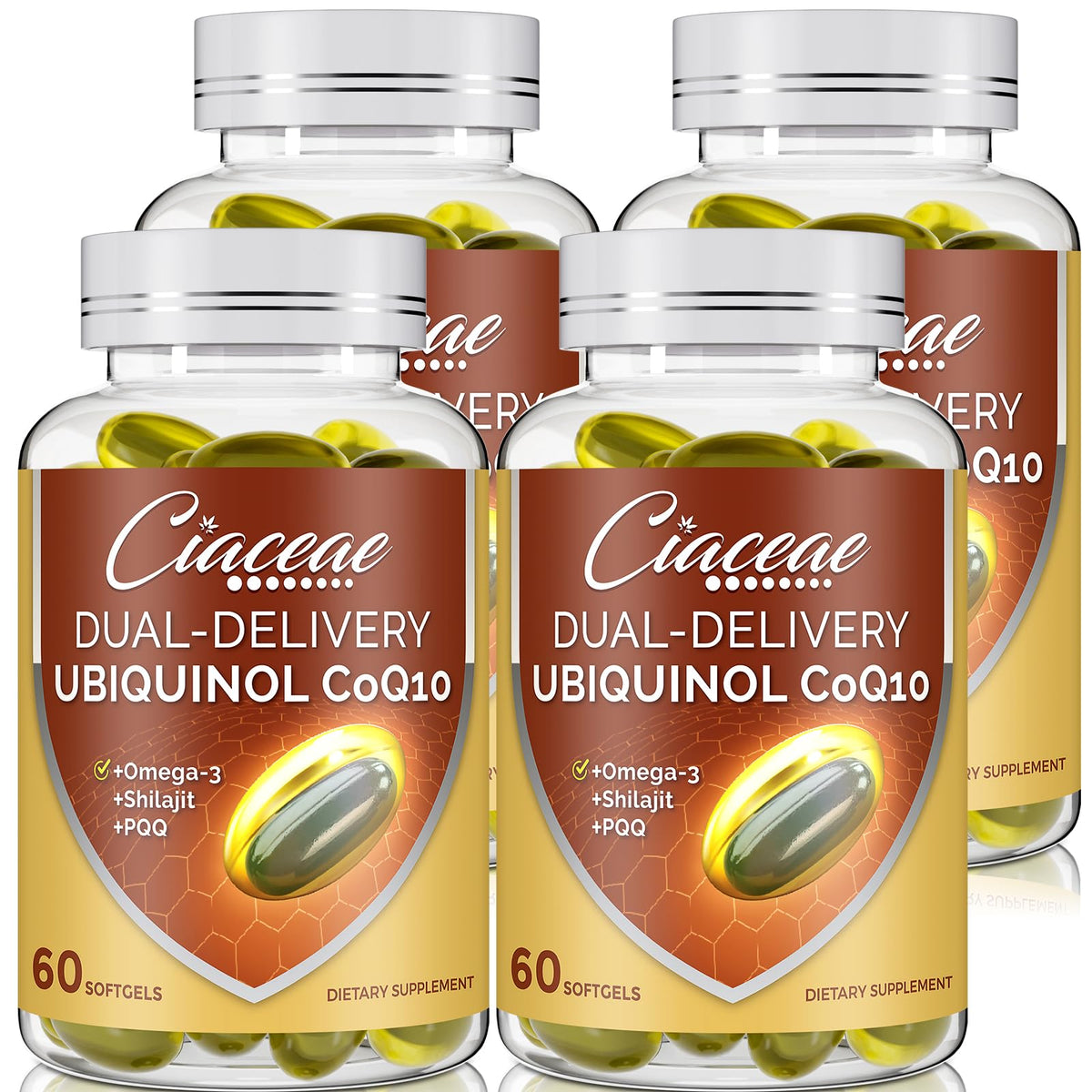 Gélules molles Ciaceae Ubiquinol CoQ10 600 MG avec emballage