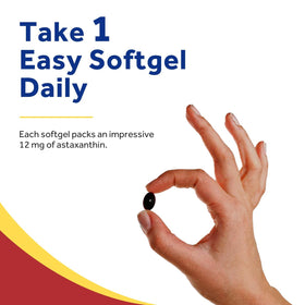 Gélules molles de Doctor's Recipes Astaxanthin 12 mg dans un bol