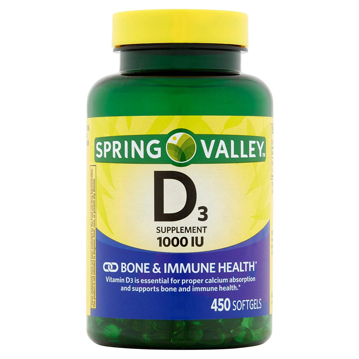 Gélules molles de Vitamine D-3 1000 UI BELOEN en flacon