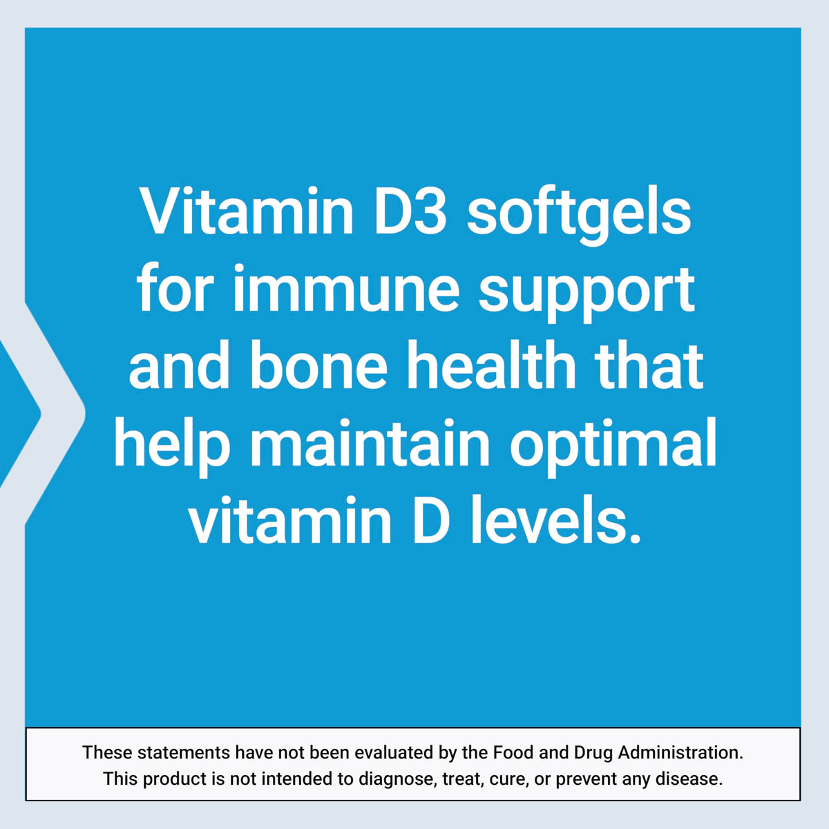 Gélules molles de vitamine D3 Life Extension dans un flacon