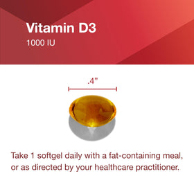 Gélules molles de Vitamine D3 sur une surface blanche