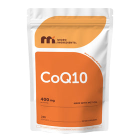 Gélules molles Micro Ingredients CoQ10 400 mg vue de face