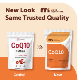 Gélules molles Micro Ingredients CoQ10 avec huile MCT