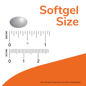 Gélules molles NOW Foods Lycopène 10 mg sur fond blanc