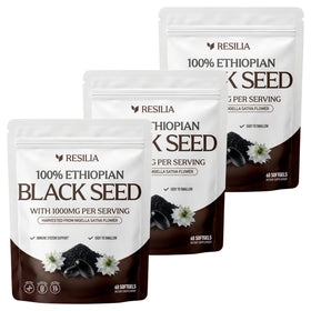 Gélules molles Resilia Huile de Pépin Noir 1000mg en vue de face