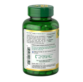 Gélules Nature's Bounty Biotine 10 000 mcg sur une table