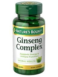 Gélules Nature's Bounty Ginseng Complex dans un environnement de vie