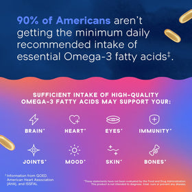 Gélules Oceanblue Omega-3 2100 avec étiquette visible