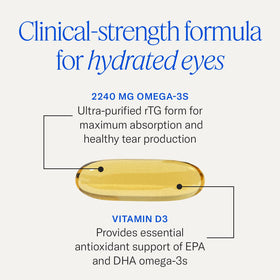 Gélules Omega 3 De3 PRN sur fond blanc