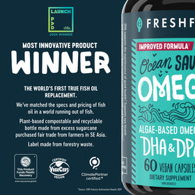 Gélules Omega 3 DHA Freshfield en gros plan