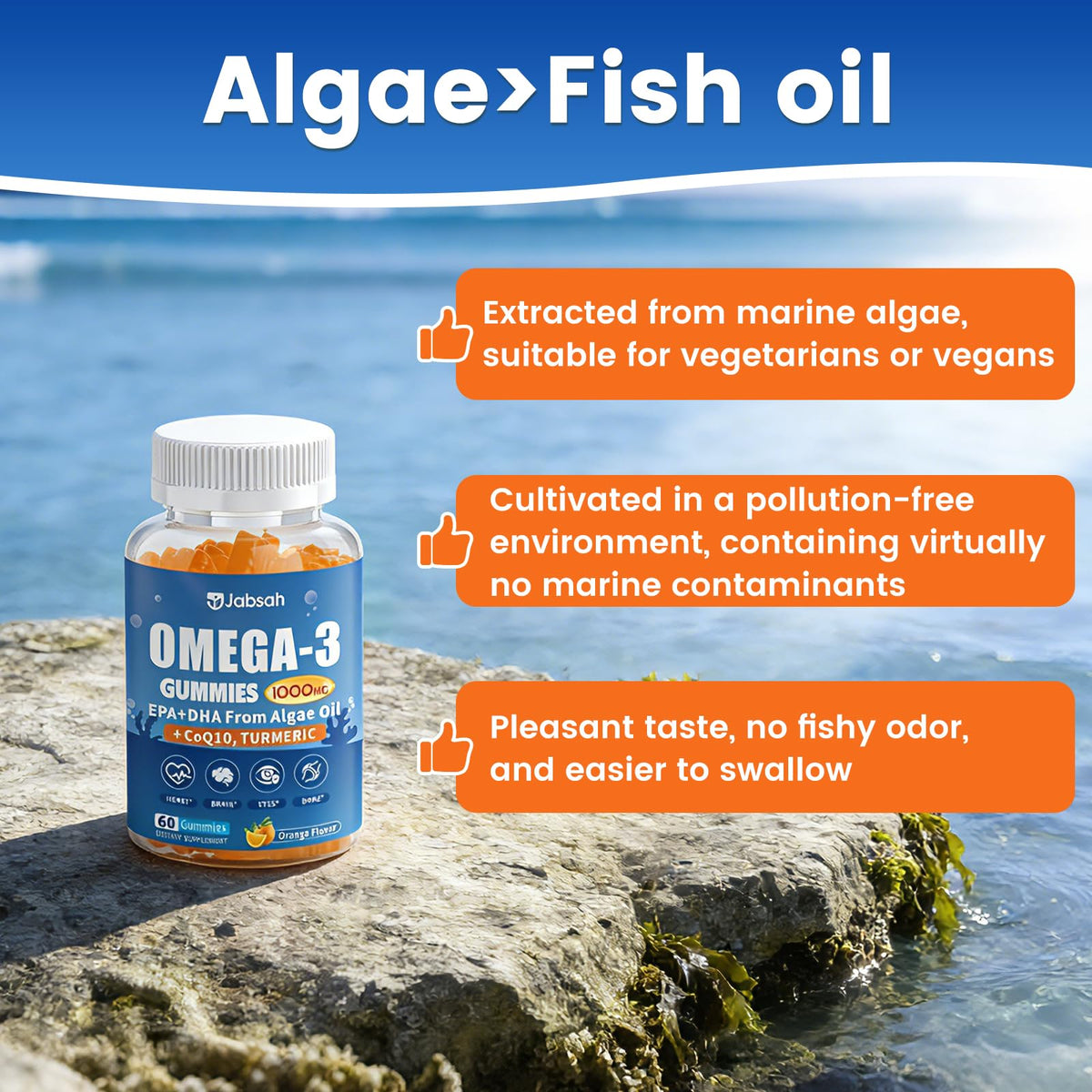Gélules Omega-3 Jabsah 1000mg ingrédients