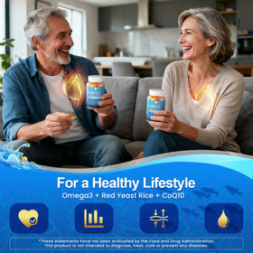 Gélules Omega 3 LILICARE avec des ingrédients naturels en arrière-plan