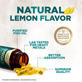 Gélules Omega 3 Nature's Choice dans une main