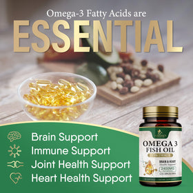 Gélules Omega 3 Nature's Nutrition prêtes à être consommées