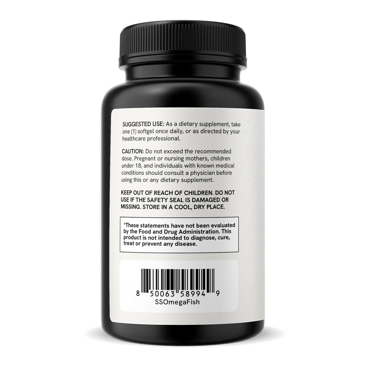 Gélules Omega 3 Saver Supplements dans une main
