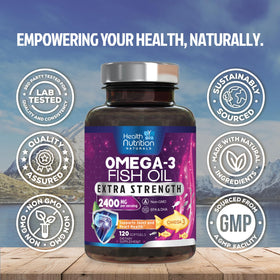 Gélules Omega 3 sur une cuillère
