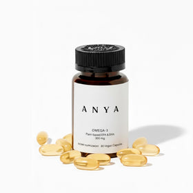 Gélules Omega-3 Végétal ANYA 300 mg avec emballage