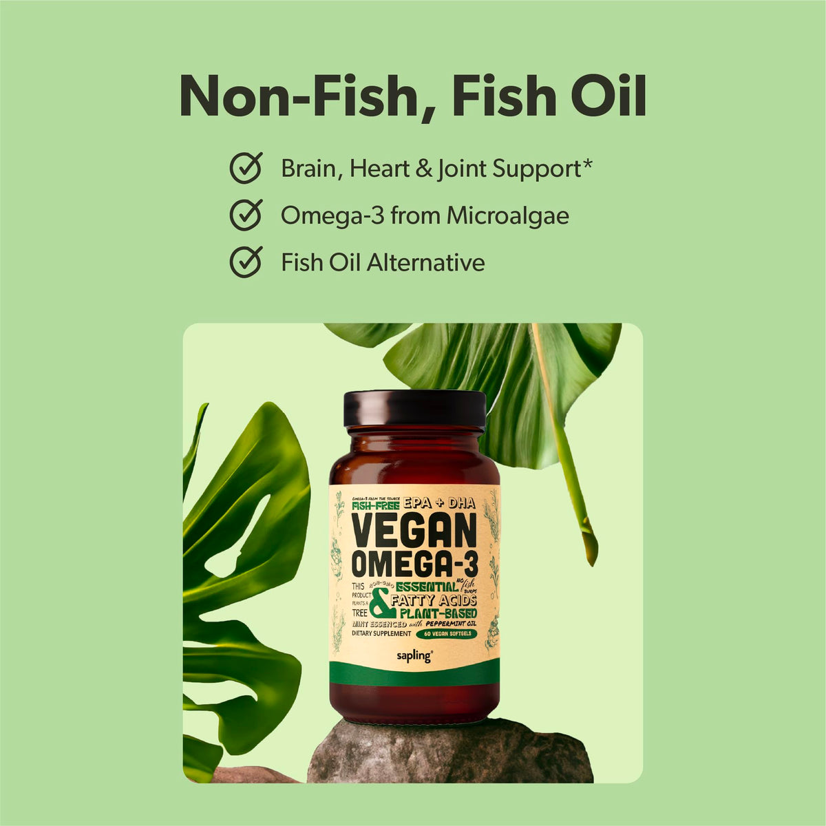 Gélules Omega 3 Végétal sapling, présentation des gélules
