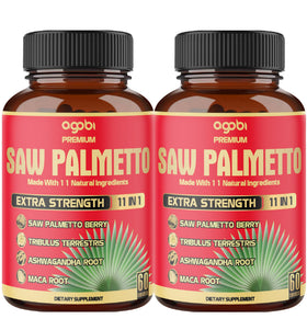 Gélules Saw Palmetto agobi 5300 mg, vue de face