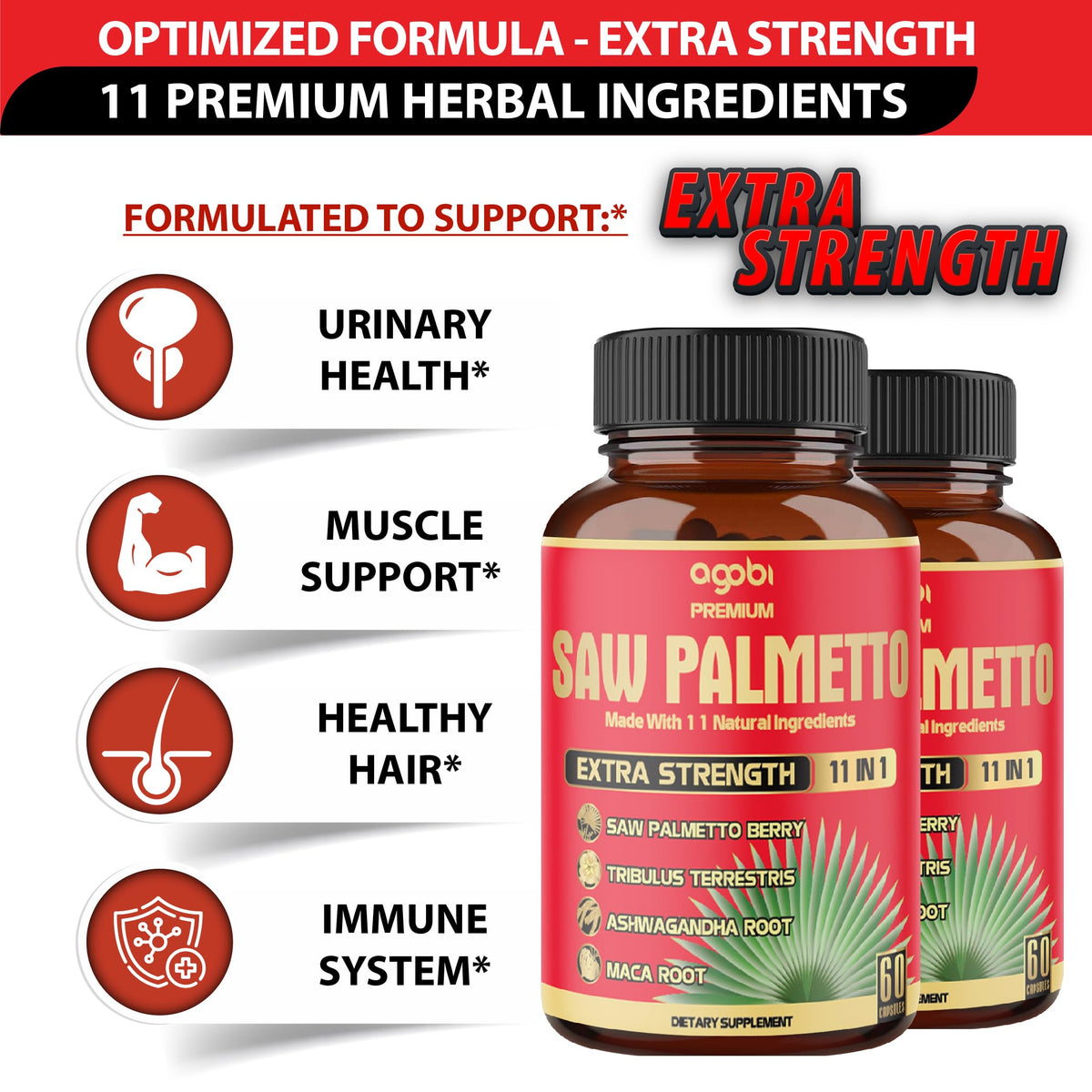Gélules Saw Palmetto agobi sur une table, en contexte