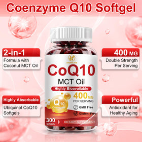 Gélules SIGNILIFE CoQ10 400mg sur une surface blanche