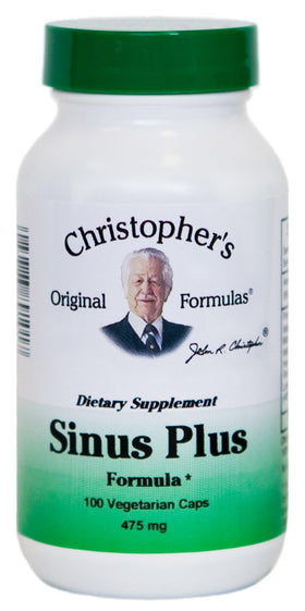 Gélules Sinus Plus de Christopher's, flacon de 100 unités