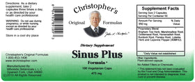 Gélules Sinus Plus de Christopher's, prise en main pour illustration