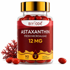 Gélules souples BIYODE Astaxanthin 12mg en boîte de 90 unités