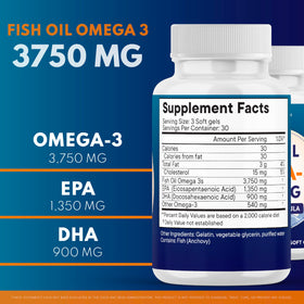 Gélules souples de Superfood MD Omega 3 sur une cuillère