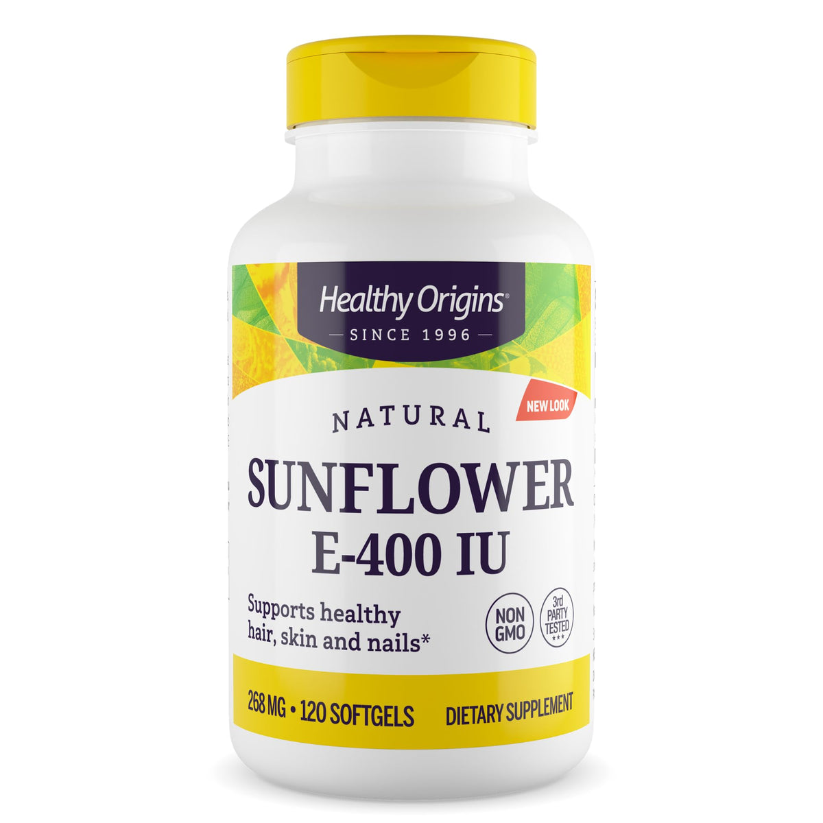 Gélules souples de Vitamine E Tournesol Healthy Origins 400 IU