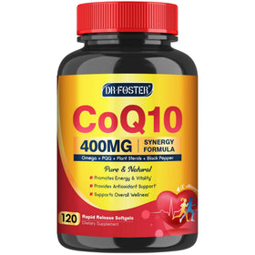Gélules souples DRFOSTER CoQ10 400mg avec PQQ et Omega 3-6-9